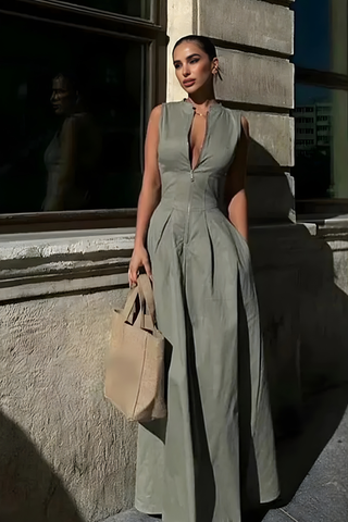 Olin™ | Eleganter Taillierter Jumpsuit