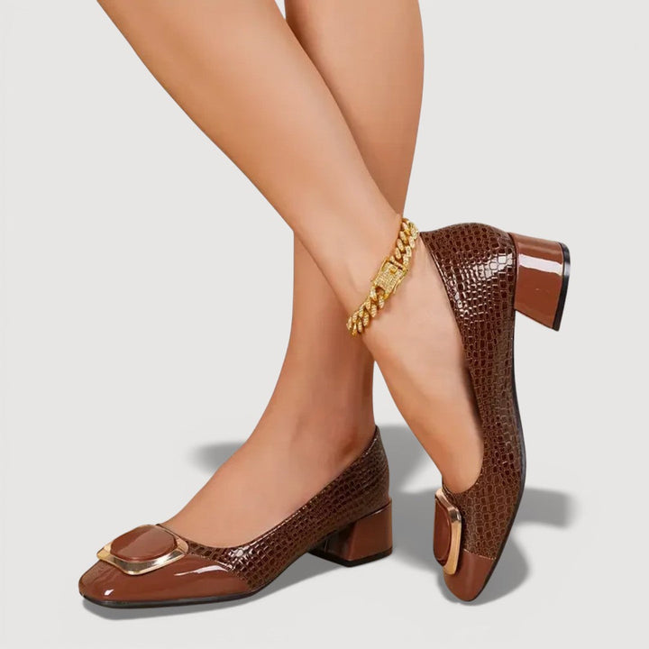 Vika™ | Elegante Bequeme Orthopädische Leder-Heels