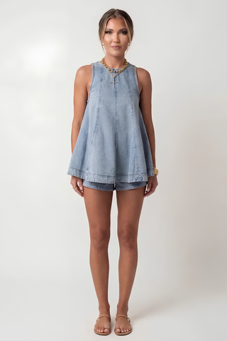 Mira™ | Legeres Denim-Set im entspannten Stil