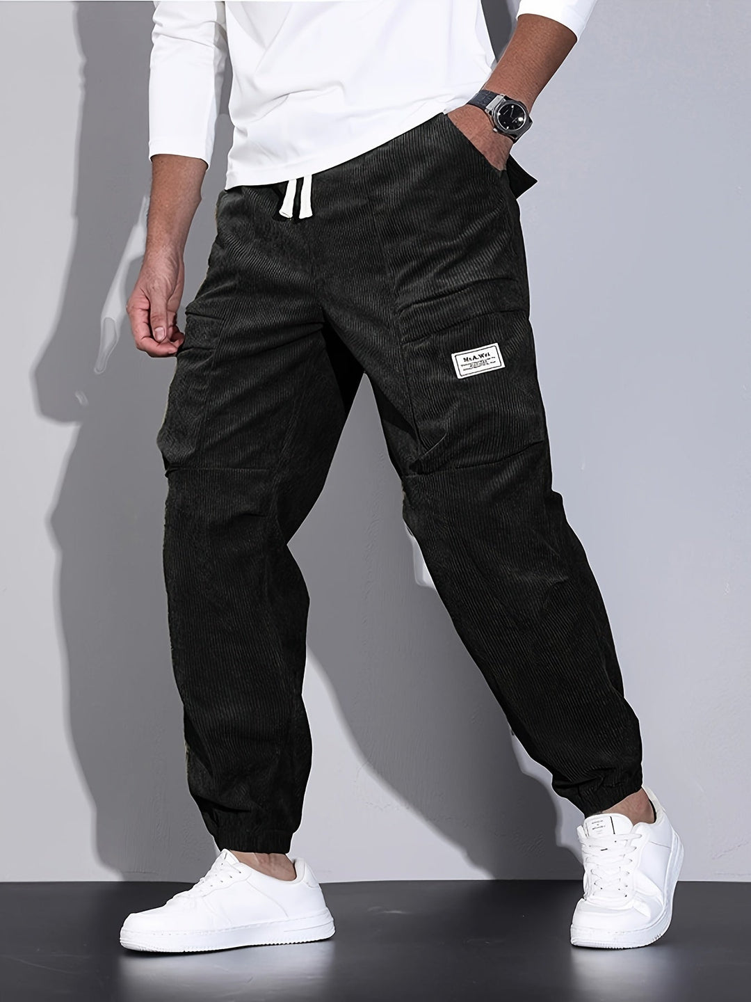 LAURENT MONACO | CORD CARGO PANTS