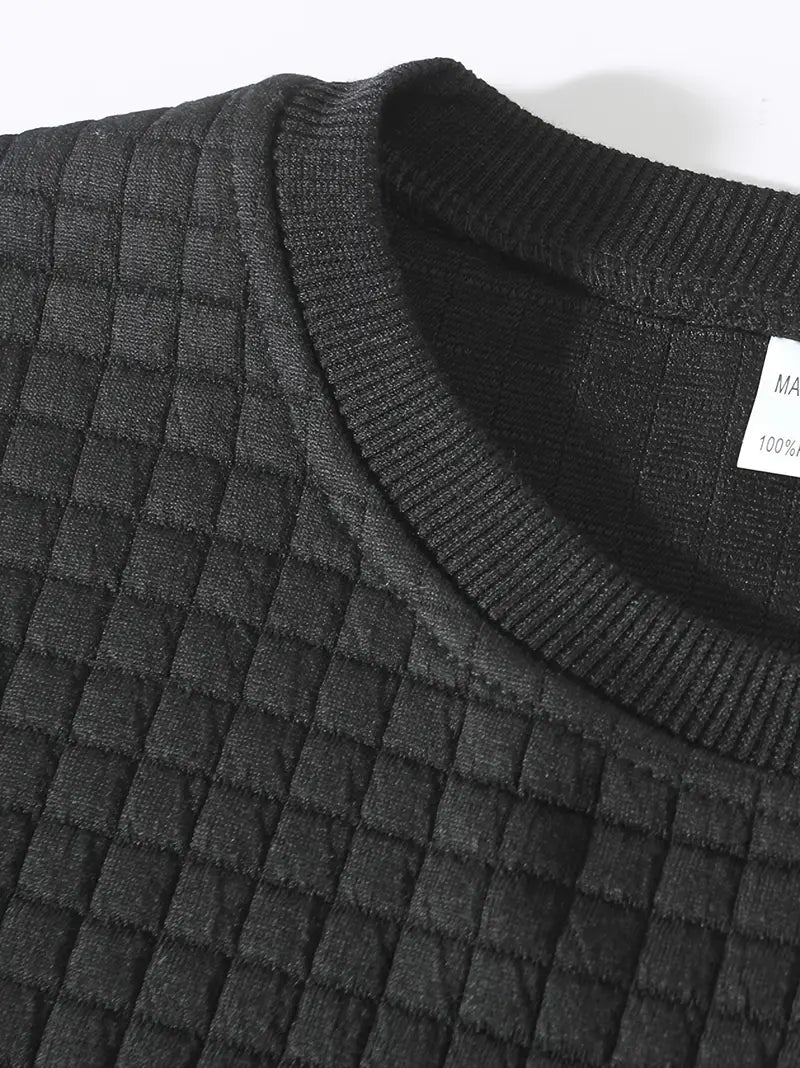 Beckham | Bohemian Plaid Long Sleeve Sweater