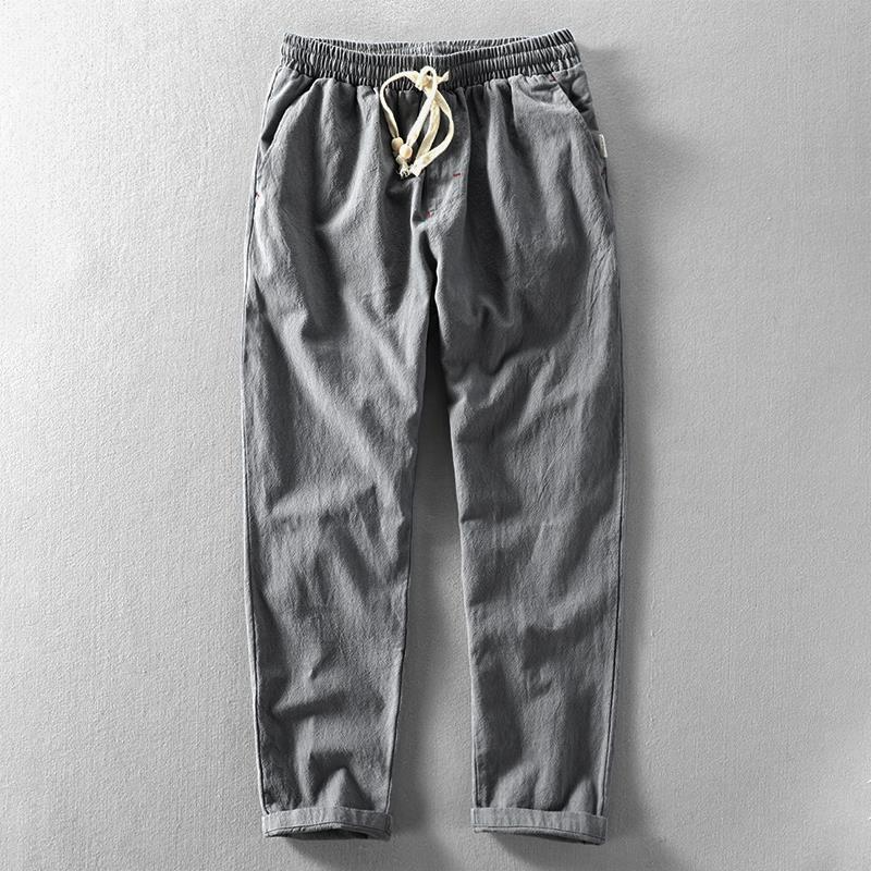 Herren Leinenhose im lässigen Schnitt