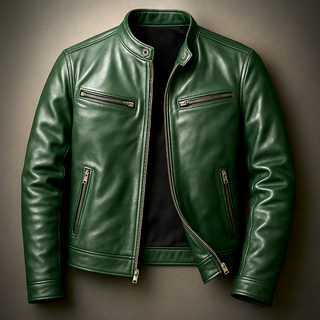 Rafael Retro Leather Jacket