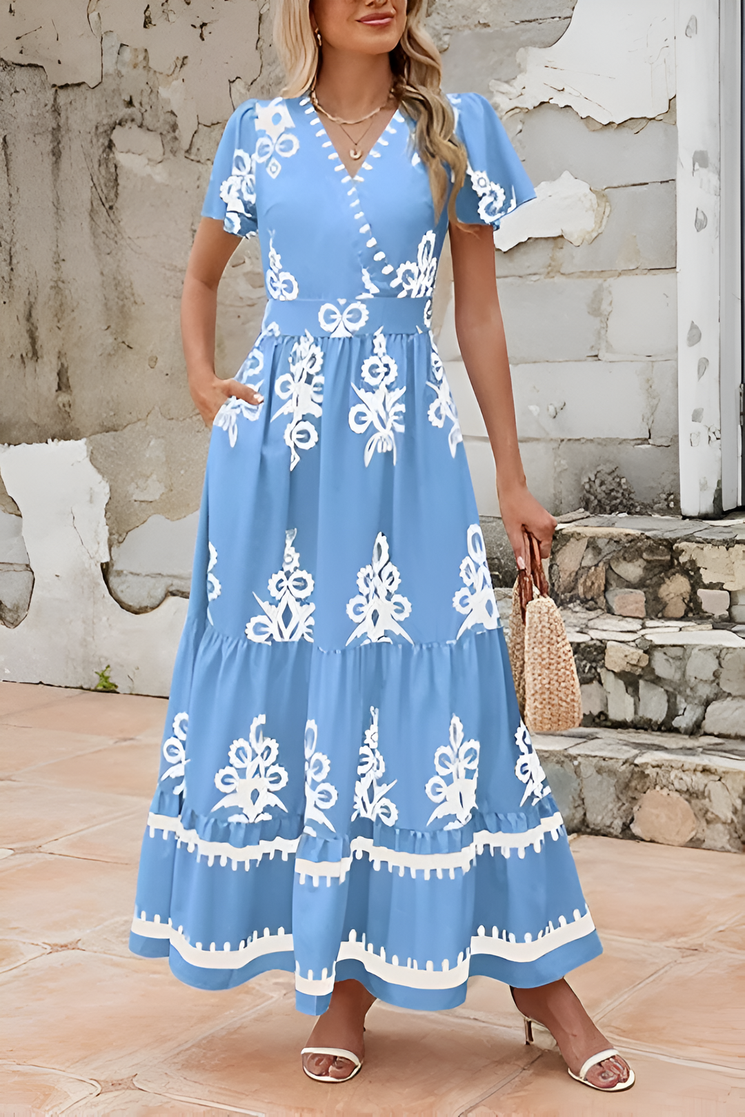 Lisa™ | Bohemian Sleeveless Maxi Dress