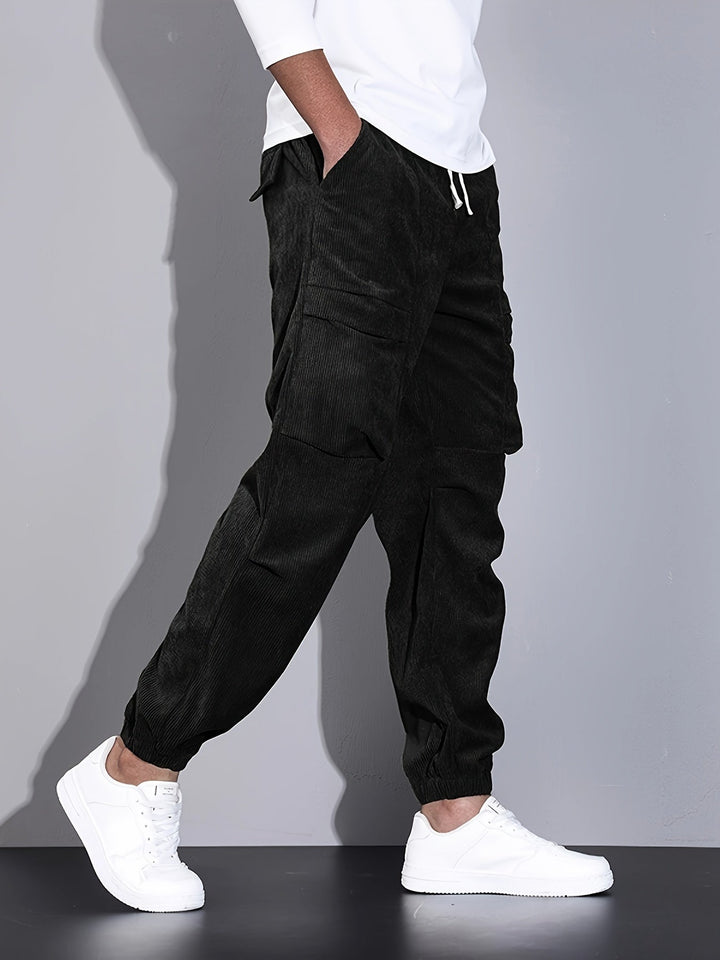 LAURENT MONACO | CORD CARGO PANTS