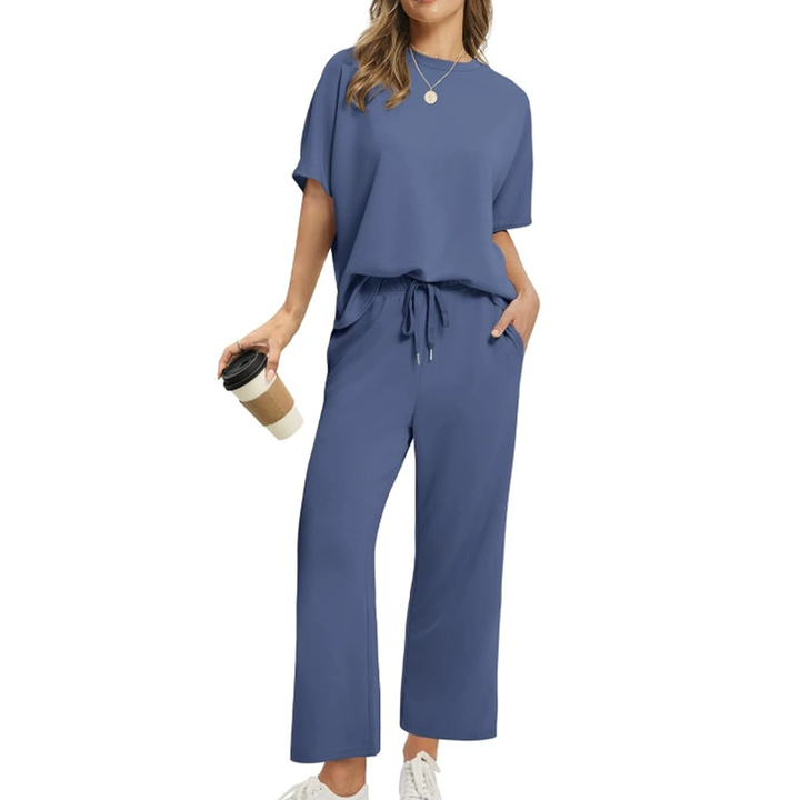 Aesthetic™ | Lässiges Oberteil- und Hosen-Set