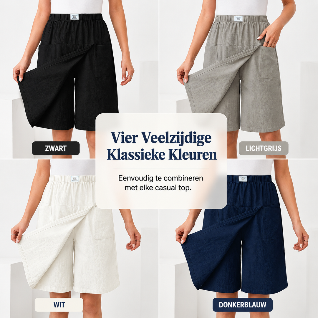 Britt™ | Elastischer Rock mit integrierten Shorts