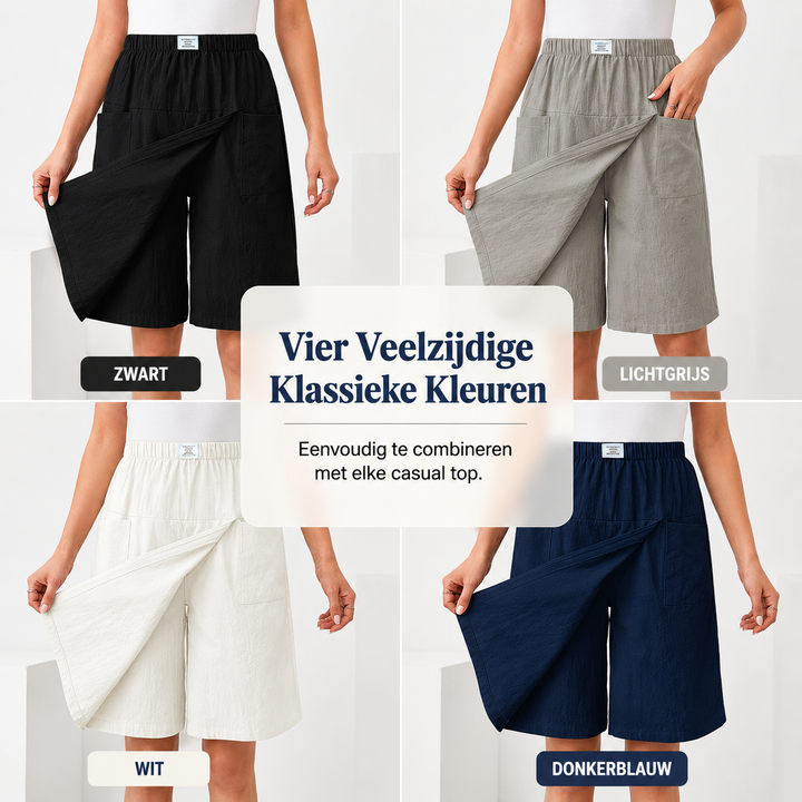 Britt™ | Elastischer Rock mit integrierten Shorts
