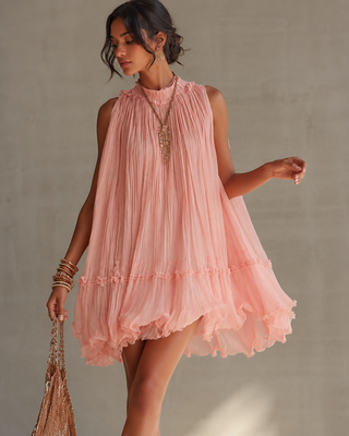 Camilla™ | Luftiges Chiffonkleid mit Bauchschmeichelndem Design