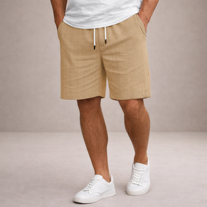 LAURENT MONACO | Herren Leinen-Sommershorts