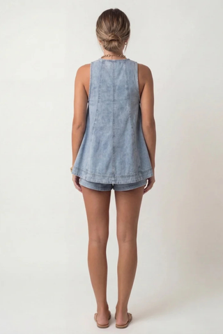 Mira™ | Legeres Denim-Set im entspannten Stil