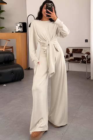 Meli™ | Moderner, Bequemer Jumpsuit mit Weitem Bein