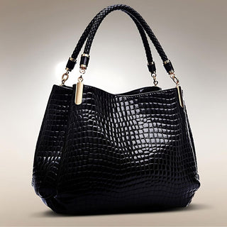 Montelisse - Krokodil-Design Schultertasche