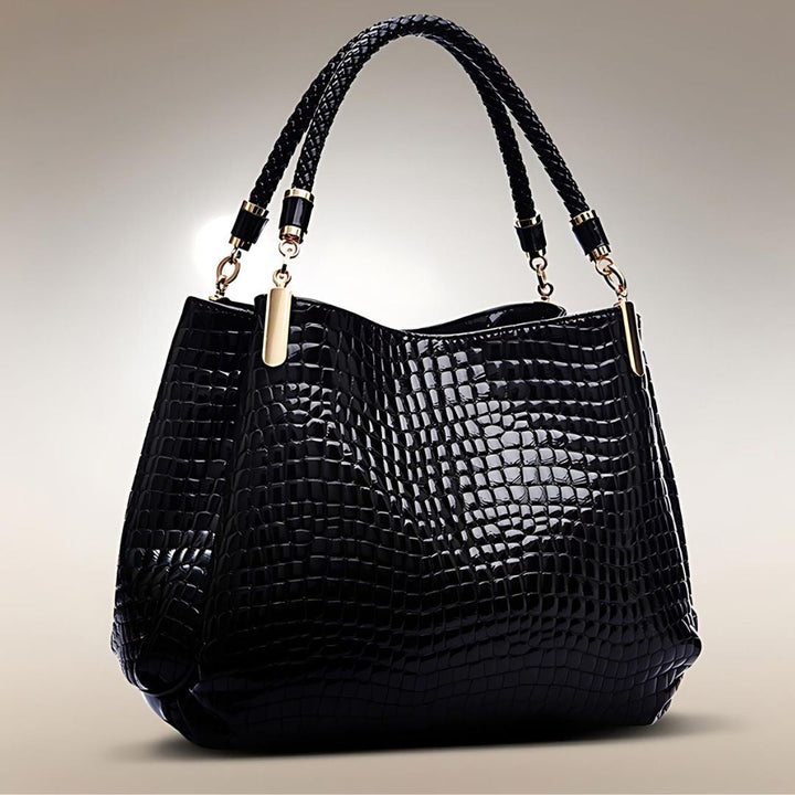 Montelisse - Krokodil-Design Schultertasche