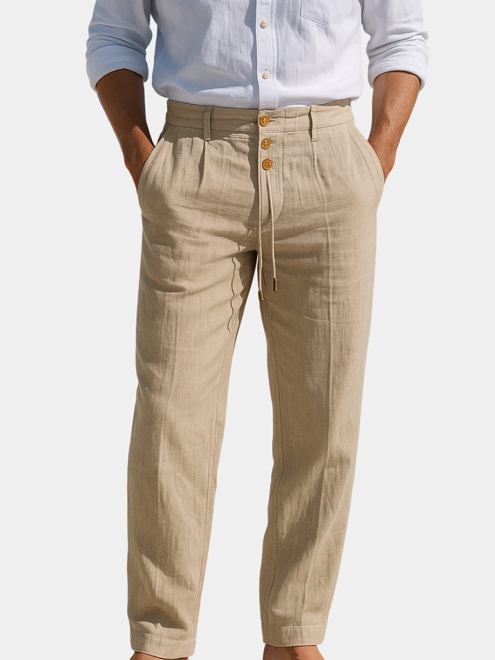 MATTEO | Leichte Sommerhose aus Leinen