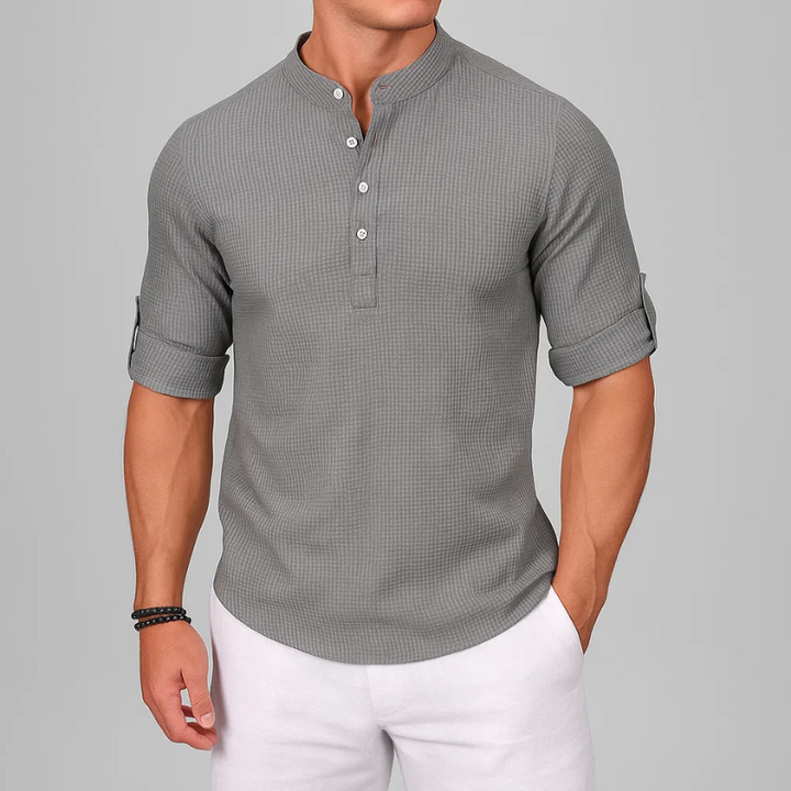 Sorrano | Sanftes Gewebtes Hemd