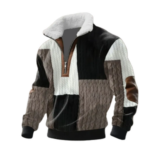 Tobias | ThermoSoft | Fleece Pullover mit Stehkragen