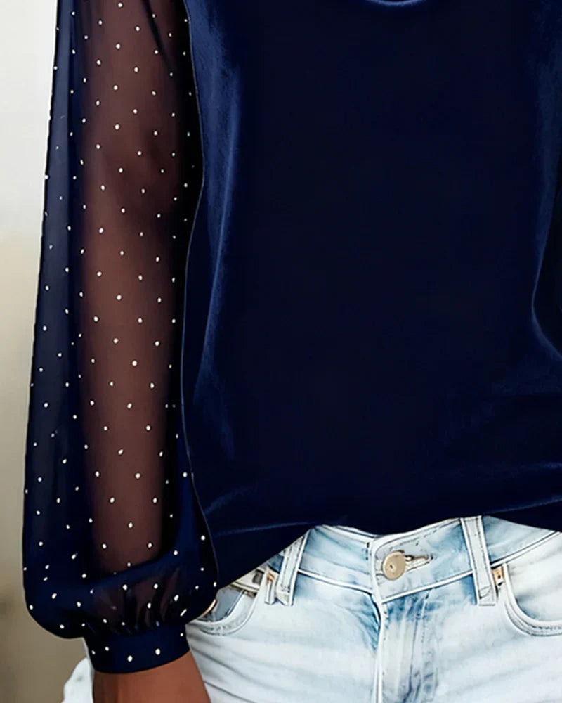 Nyra™ | Elegante Drapierte Bluse