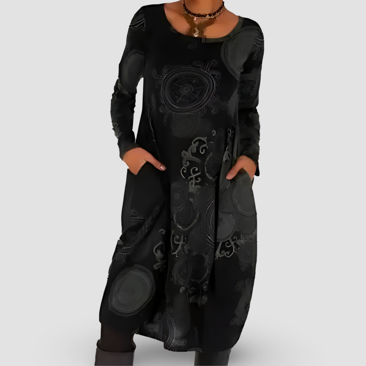 Karine™ – Stilvolle Boho-Winterrobe für elegante Auftritte