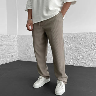 LAURENT MONACO | RIPPED STRIPE PANTS