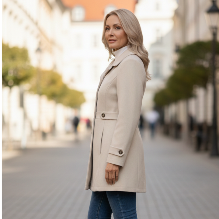 Donna™ - Mid-Length Wool Coat