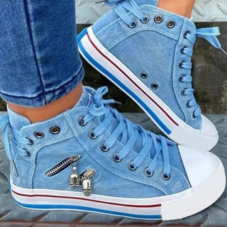 Eva™ | Denim Sneakers
