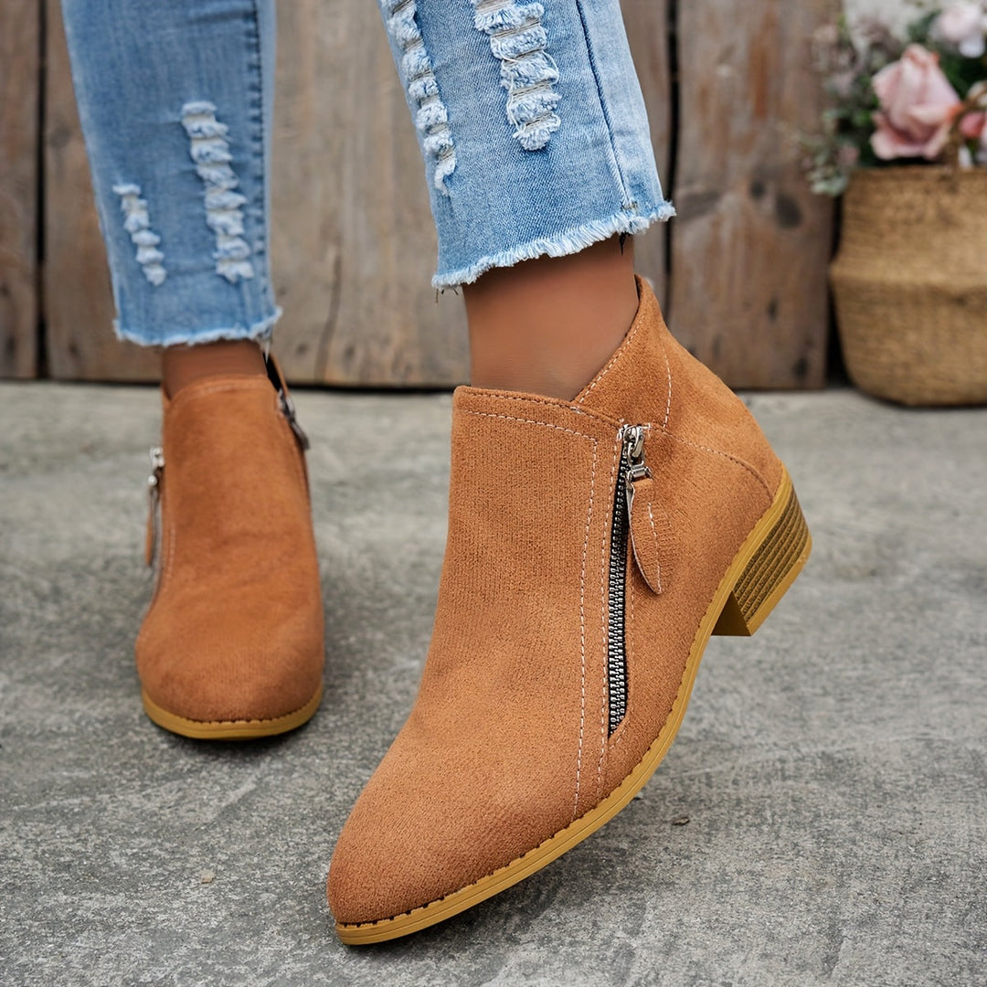 Lona™ | Elegante Wildleder-Ankle Boots