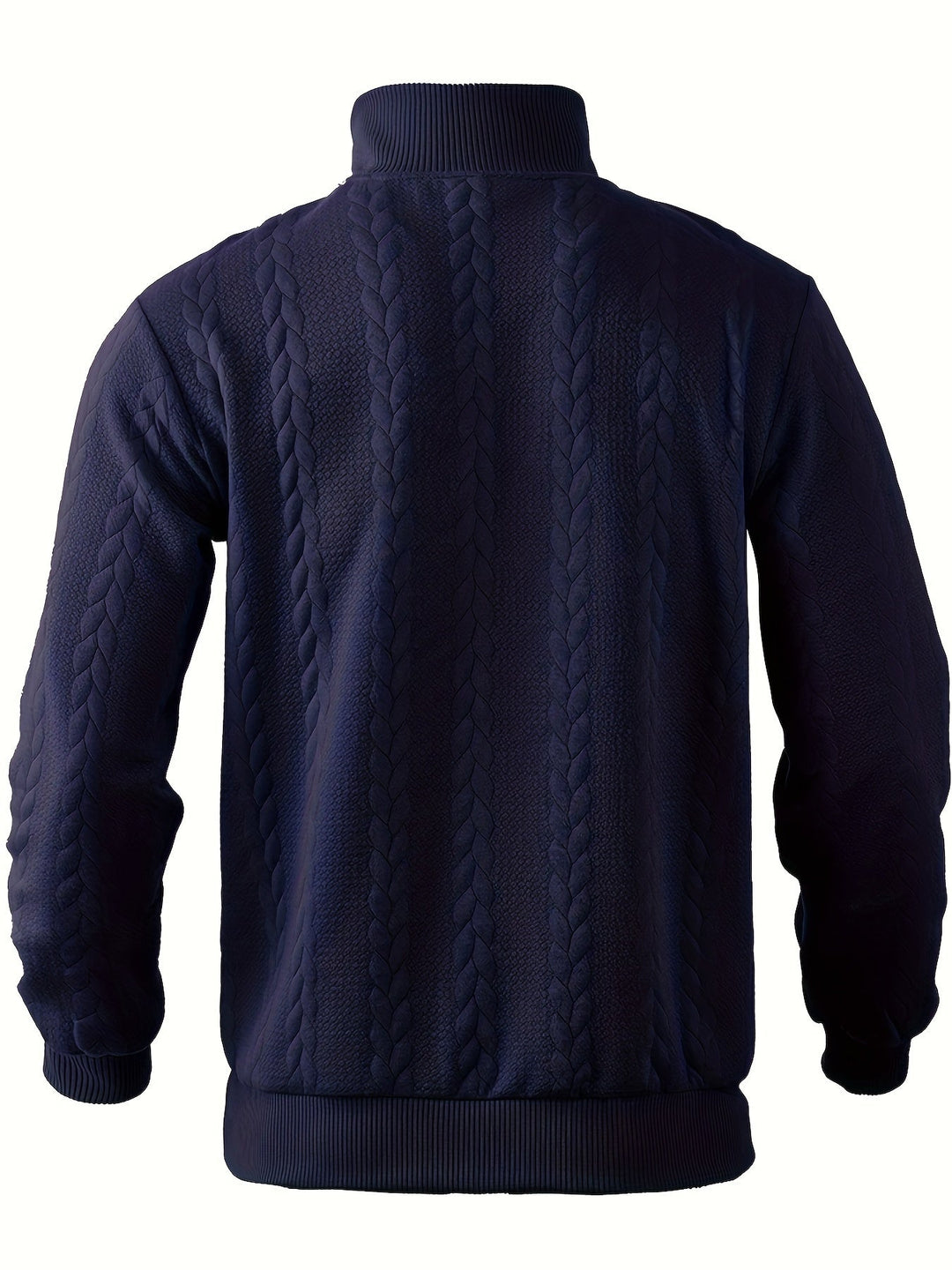 Roman | Stilvoller Vintage-Pullover mit Reißverschluss