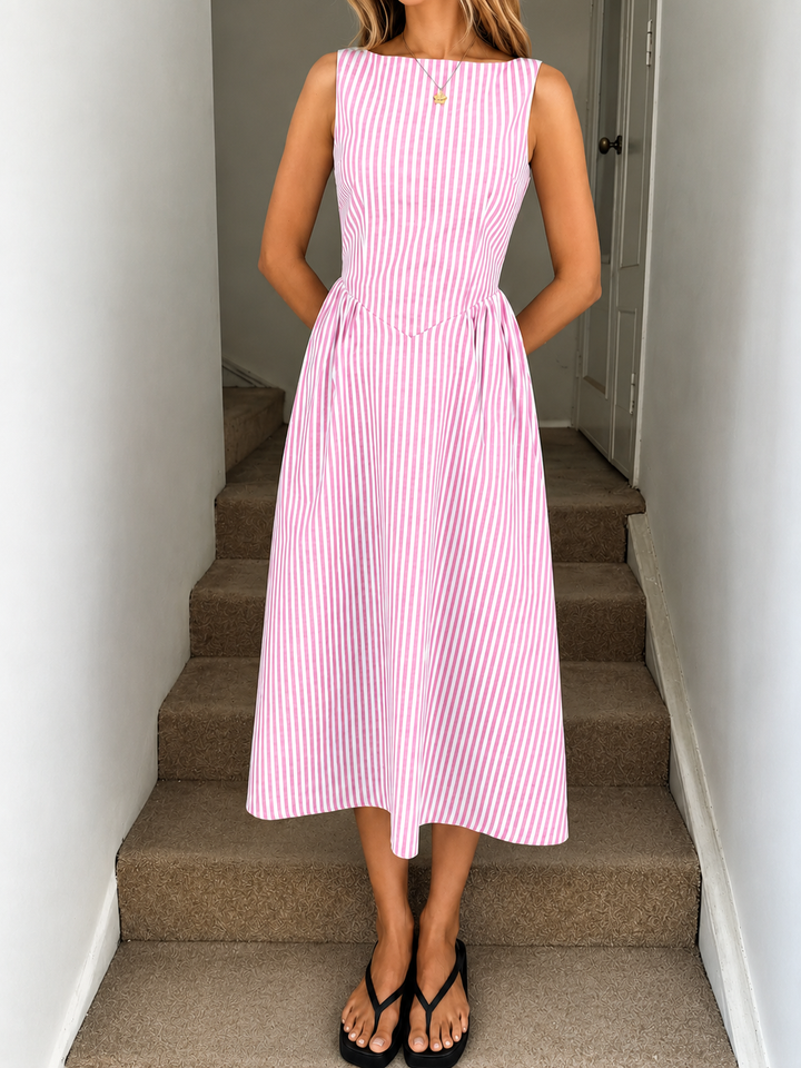 Denise™ | Elegantes Midi-Kleid mit Bauch-Optimierung