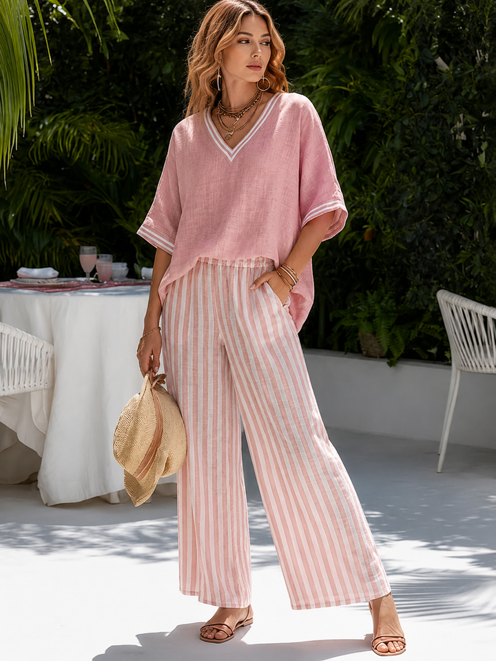 Alira™ | Gestreiftes Zweiteiliges Outfit
