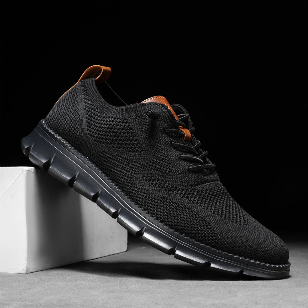 LAURENT MONACO | Herren Oxford-Schuhe mit Mesh-Einsatz