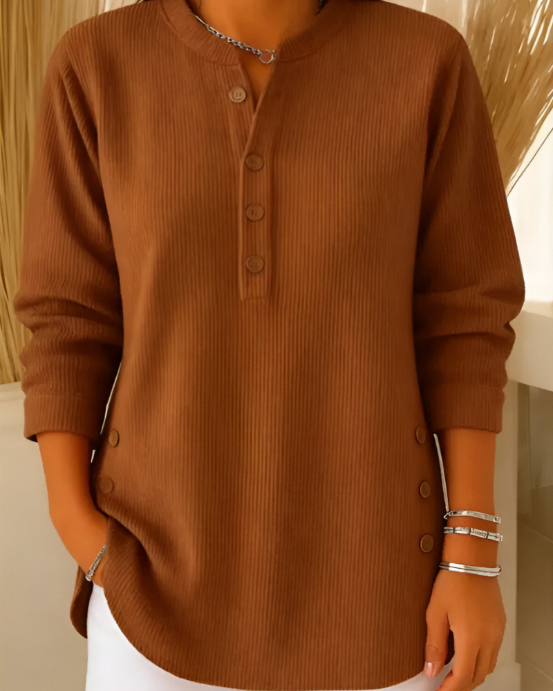 Neris™ | Zeitgemäßes Strickoberteil mit langen Ärmeln