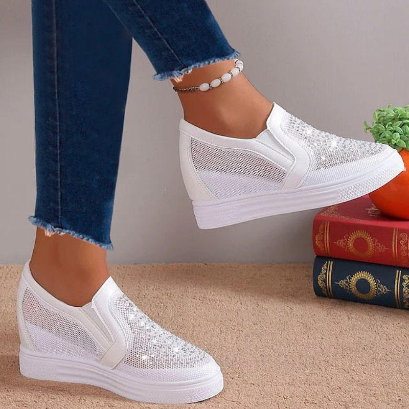 Nadja™ | Stylische Kristall-Sneaker für Damen