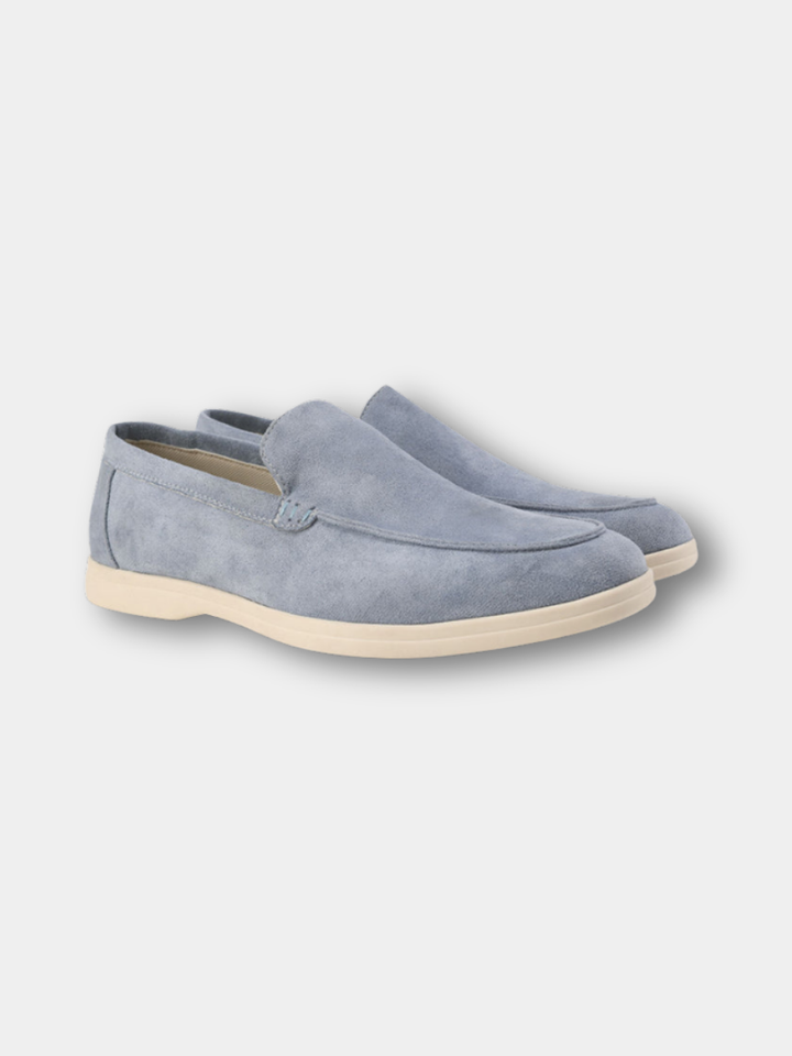 Leder-Suede Mokassins
