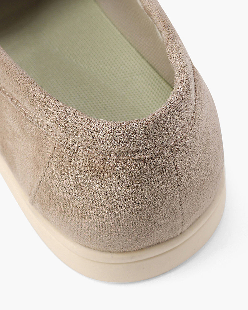 Leder-Suede Mokassins