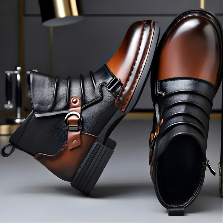 LAURENT MONACO | Herren Stiefeletten mit Schnalle