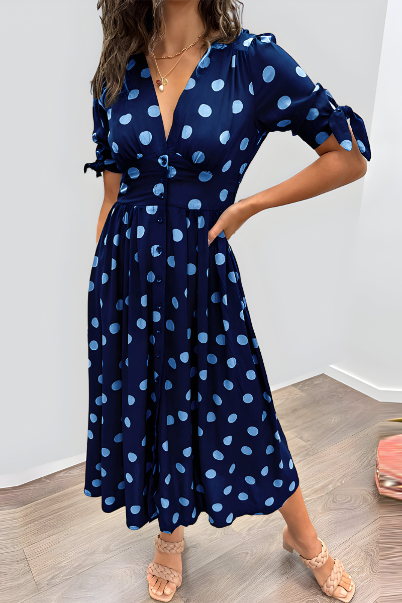 Noria™ | Stilvolles Punktkleid