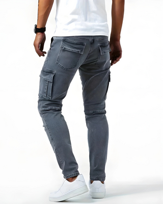 LAURENT MONACO | Herren Cargo-Hose mit Stretch