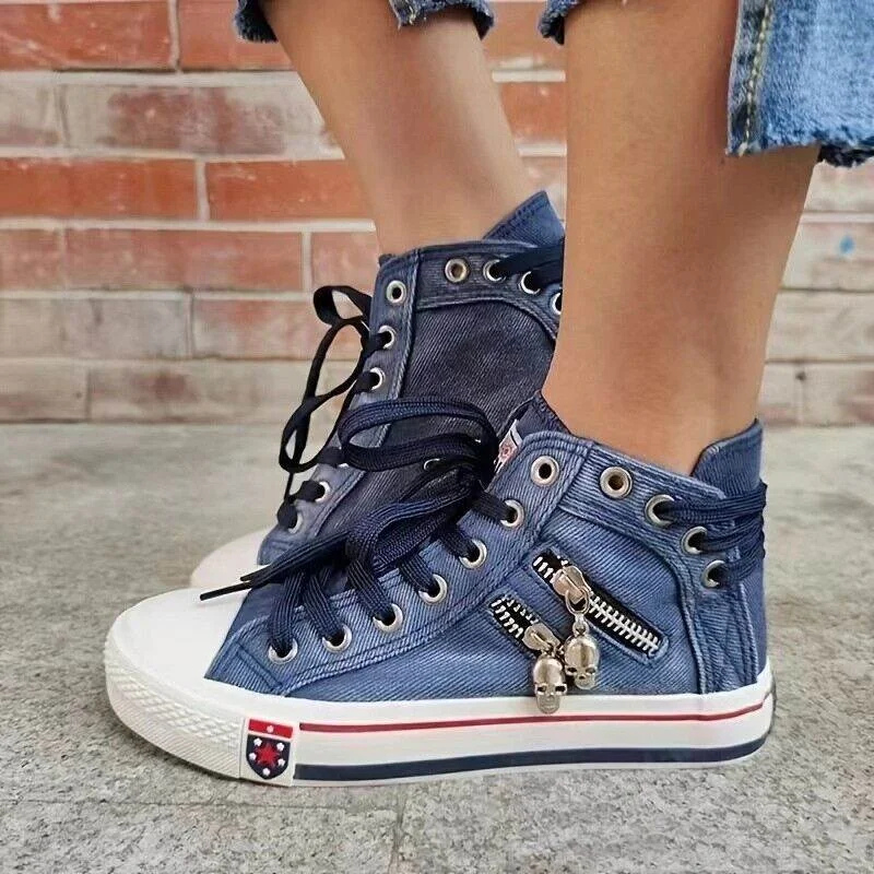 Eva™ | Denim Sneakers