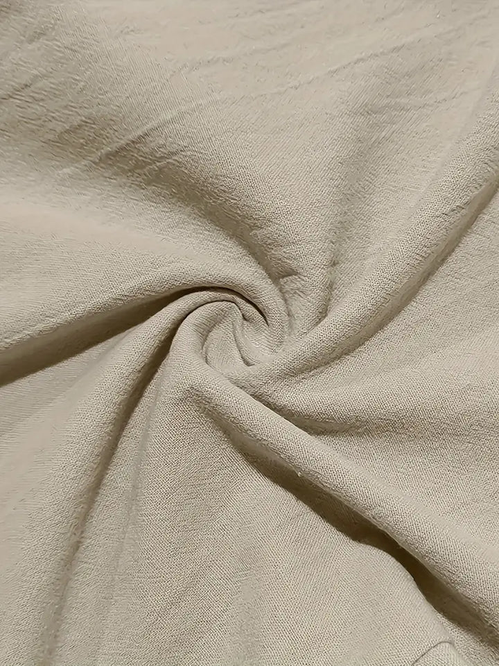 NICHOLS | Weite Leinenhose mit Kordelzug
