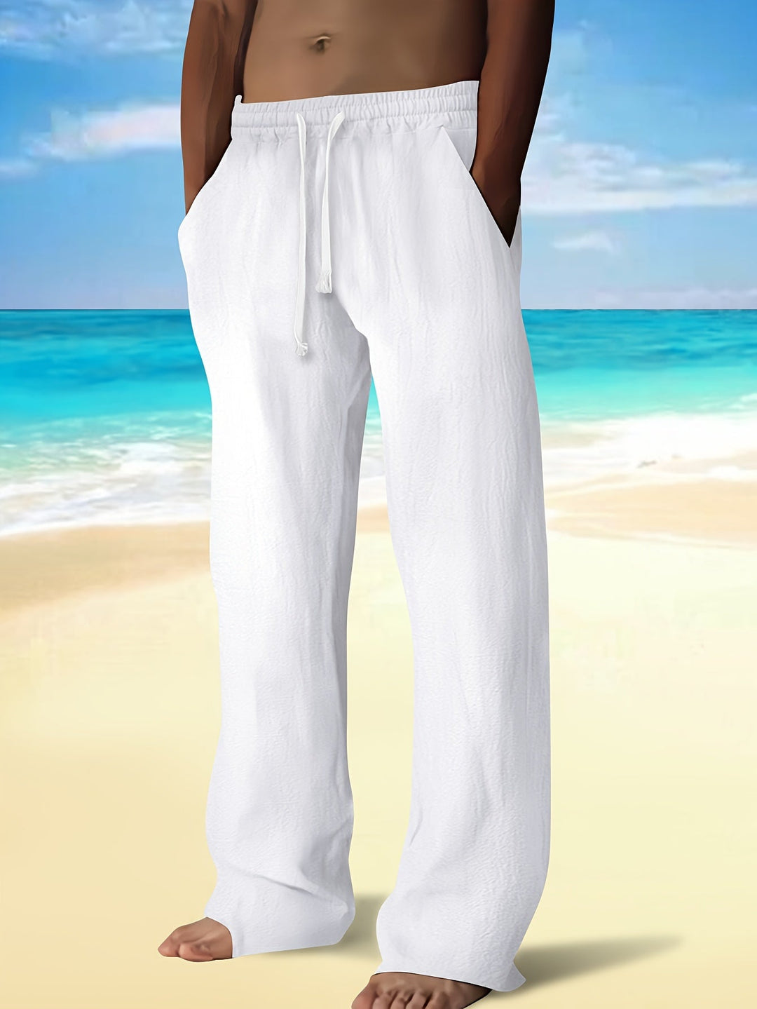 LAURENT MONACO | Herrenhose mit Kordelzug
