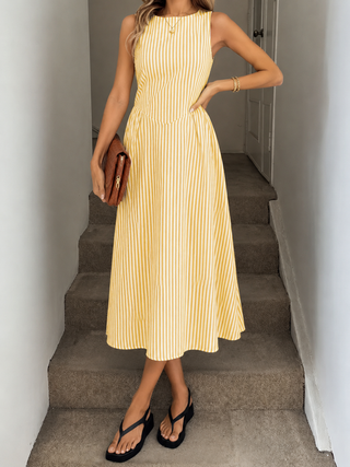 Denise™ | Elegantes Midi-Kleid mit Bauch-Optimierung
