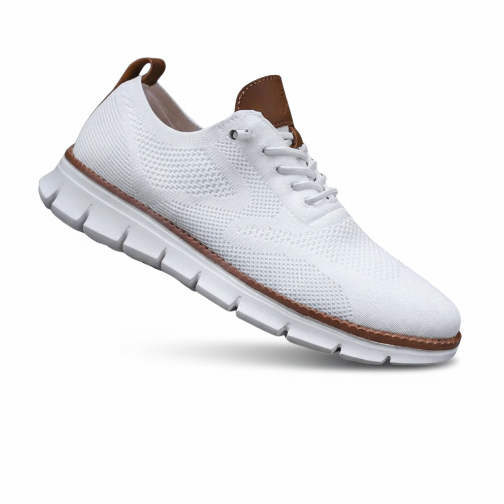 LAURENT MONACO | Herren Oxford-Schuhe mit Mesh-Einsatz