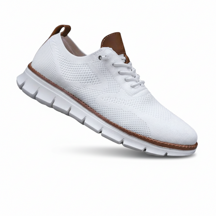 LAURENT MONACO | Herren Oxford-Schuhe mit Mesh-Einsatz