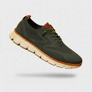 LAURENT MONACO | Herren Oxford-Schuhe mit Mesh-Einsatz