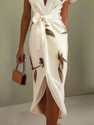 Kyra™ | Stilvolles Blumenmaxikleid