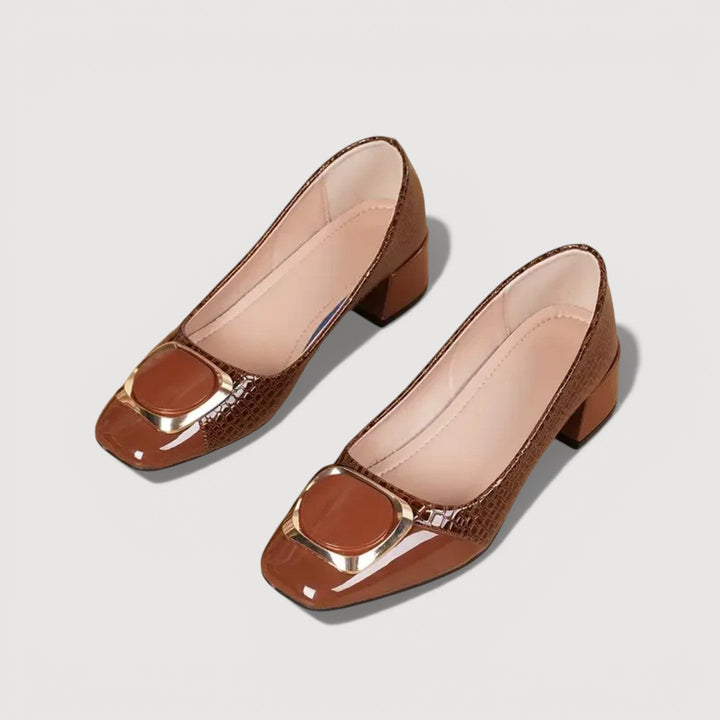Vika™ | Elegante Bequeme Orthopädische Leder-Heels
