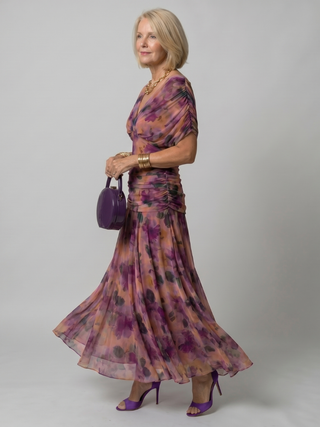 Evelina™ | Elegantes Maxi-Kleid mit Bauch-Optimierung