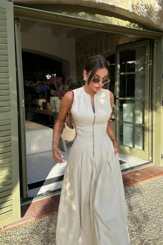 Olin™ | Eleganter Taillierter Jumpsuit