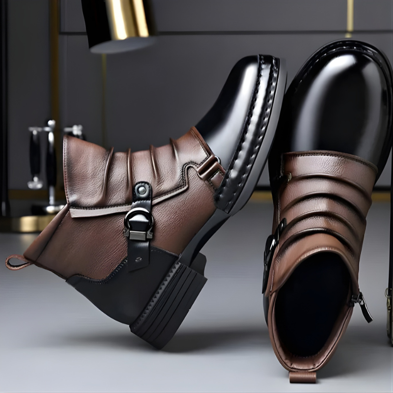 LAURENT MONACO | Herren Stiefeletten mit Schnalle